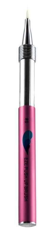 EZ PUSH UP GEL BRUSH Size 8-Beauty Zone Nail Supply