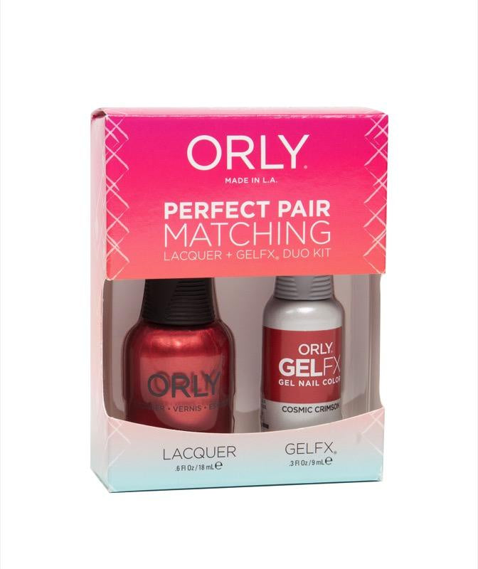 Orly Duo Cosmic Crimson (Lacquer + Gel) .6oz / .3oz 3100008-Beauty Zone Nail Supply