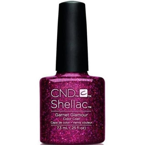 Cnd Shellac Garnet Glamour .25 Fl Oz-Beauty Zone Nail Supply