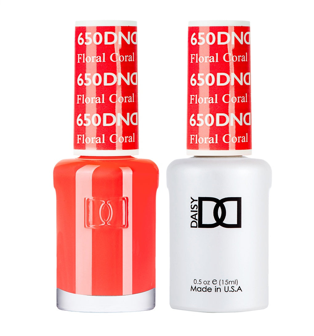 DND Duo Gel & Lacquer Foral Coral #650-Beauty Zone Nail Supply