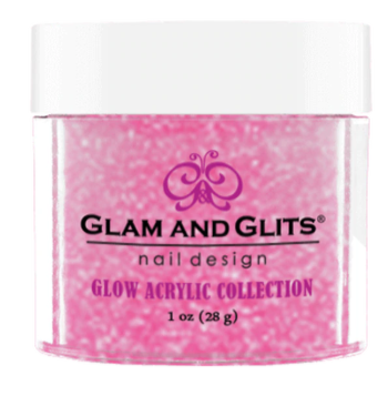 Glam & Glits Glow Acrylic (Shimmer) 1 oz Electric Love- GL2047-Beauty Zone Nail Supply