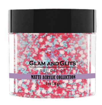 Glam & Glits Matte Acrylic Powder 1 oz Rainbow Sprinkles-MAT619-Beauty Zone Nail Supply