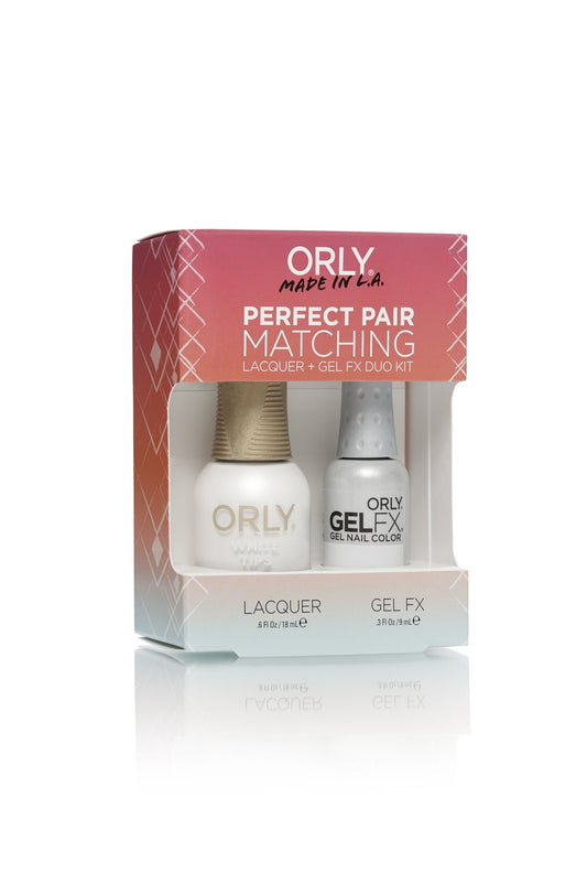 Orly Duo White Tips ( Lacquer + Gel) .6oz / .3oz 31100-Beauty Zone Nail Supply