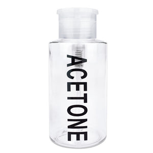 10 oz Liquid Pump bottle Jar Acetone
