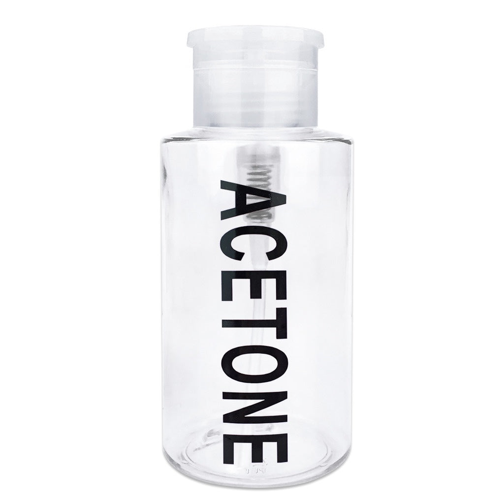 10 oz Liquid Pump bottle Jar Acetone