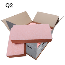 Load image into Gallery viewer, Kara Mini Nail Buffer Orange White Grit 80/100 1000 pc #Q2