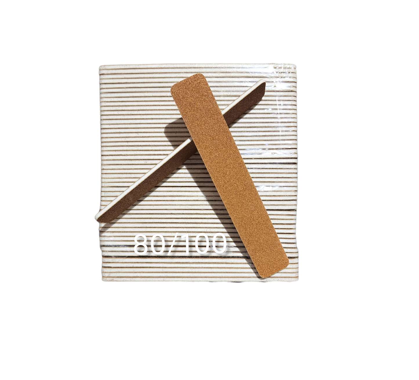 Nail File Jumbo 7" 80/100 Garnet 50 pc #F536