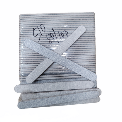 Nail File Regular 7" 80/100 Zebra 50 pc #F510