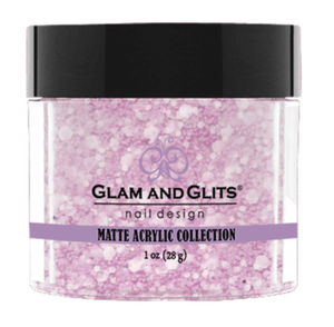Glam & Glits Matte Acrylic Powder 1 oz Lavender Ice-MAT612-Beauty Zone Nail Supply