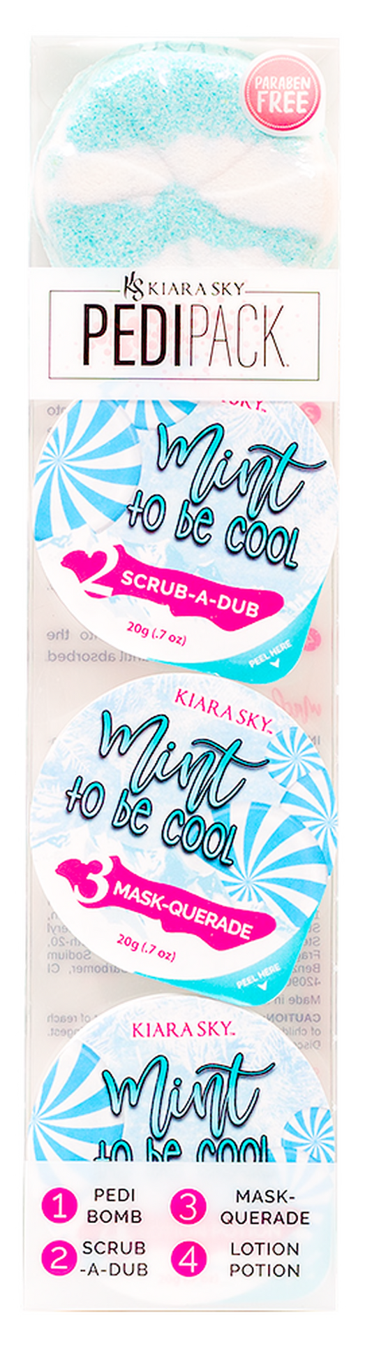 Kiara Sky Spa Pedi Set - Mint To Be Cool Case 25 Pack-Beauty Zone Nail Supply