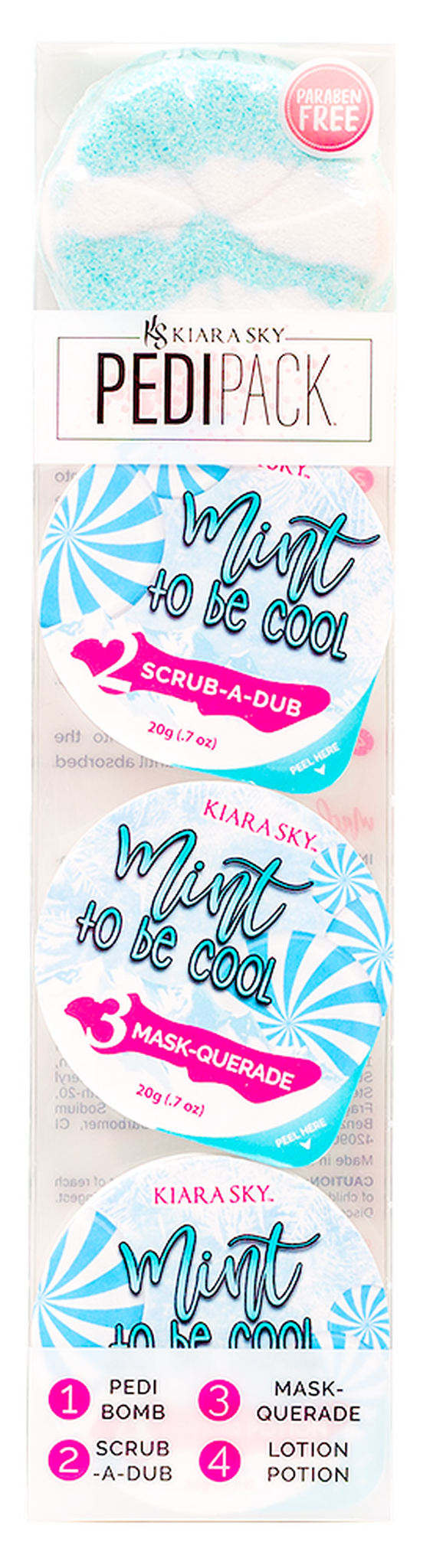 Kiara Sky Spa Pedi Set - Mint To Be Cool Case 25 Pack-Beauty Zone Nail Supply