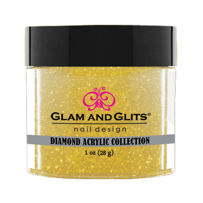 Glam & Glits Diamond Acrylic (Shimmer) 1 oz Sun Flower - DAC75-Beauty Zone Nail Supply