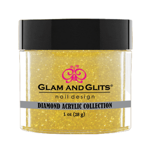 Glam & Glits Diamond Acrylic (Shimmer) 1 oz Sun Flower - DAC75-Beauty Zone Nail Supply
