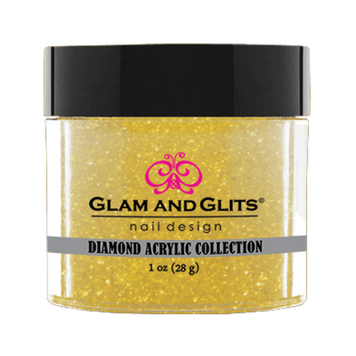 Glam & Glits Diamond Acrylic (Shimmer) 1 oz Sun Flower - DAC75-Beauty Zone Nail Supply