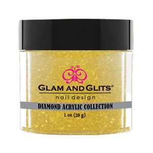 Glam & Glits Diamond Acrylic (Shimmer) 1 oz Sun Flower - DAC75-Beauty Zone Nail Supply