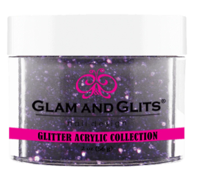 Glam & Glits Glitter Acrylic Powder (Glitter) 2 oz Light Purple - GAC29-Beauty Zone Nail Supply