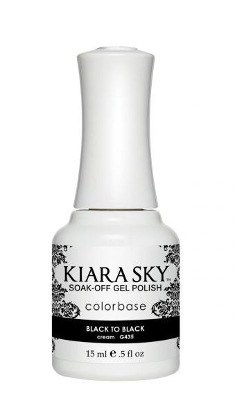Kiara Sky Gel -G435 Black To Black-Beauty Zone Nail Supply