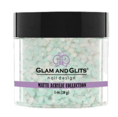 Glam & Glits Matte Acrylic Powder 1 oz Key Lime Pie-MAT623-Beauty Zone Nail Supply