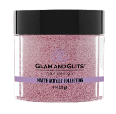 Glam & Glits Matte Acrylic Powder 1 oz Purple Yam-MAT642-Beauty Zone Nail Supply