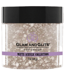 Glam & Glits Matte Acrylic Powder 1 oz Tahitian Vanilla-MAT610-Beauty Zone Nail Supply