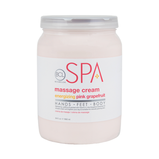 BCL SPA Massage Cream Pink Grapefruit 64oz-Beauty Zone Nail Supply