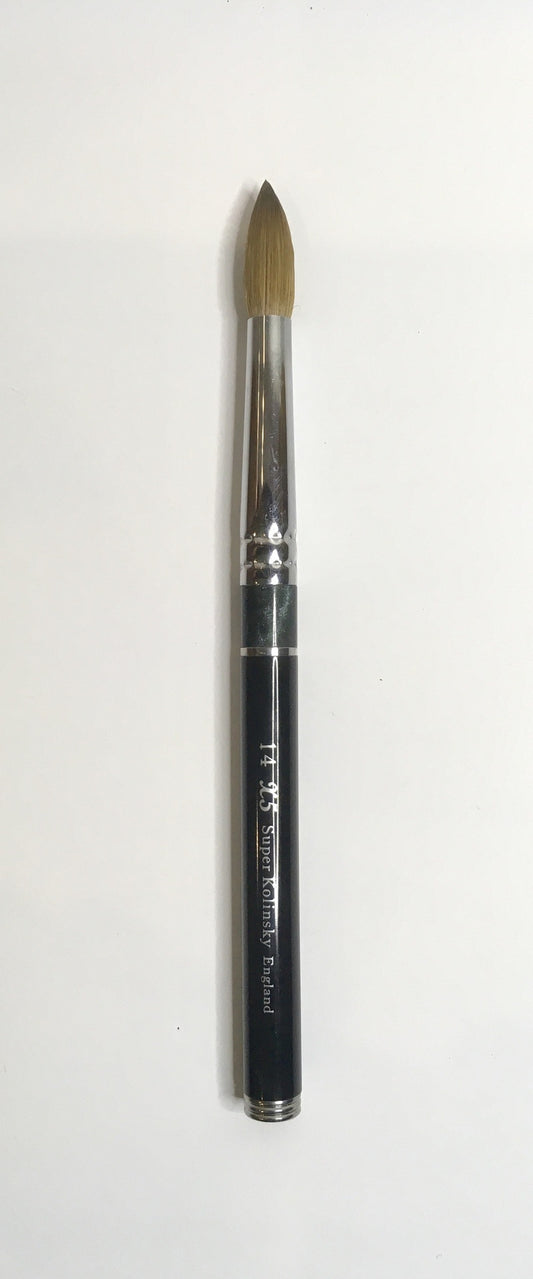 x5 Super Kolinsky Acrylic Nail Brush size 14-Beauty Zone Nail Supply