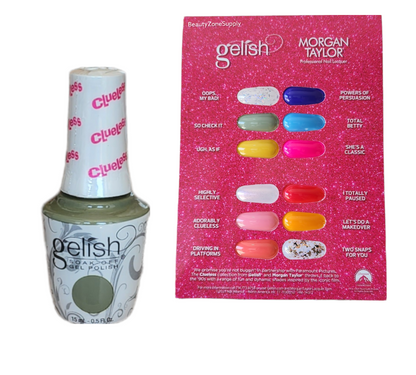 Gelish Morgan Taylor Gel Dip Lacquer Clueless 2022 Full 12 Color