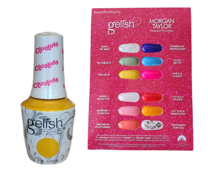 Gelish Morgan Taylor Gel Dip Lacquer Clueless 2022 Full 12 Color