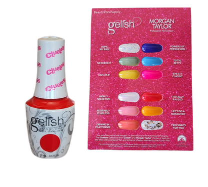 Gelish Morgan Taylor Gel Dip Lacquer Clueless 2022 Full 12 Color