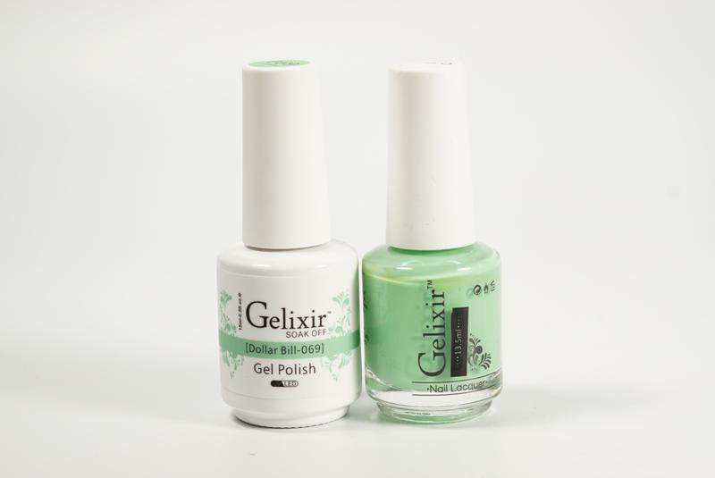 Gelixir Duo Gel & Lacquer Dollar Bill 1 PK #069-Beauty Zone Nail Supply