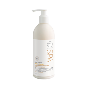 BCL SPA Gel Lotion Milk + Honey with White Chocolate 12oz
