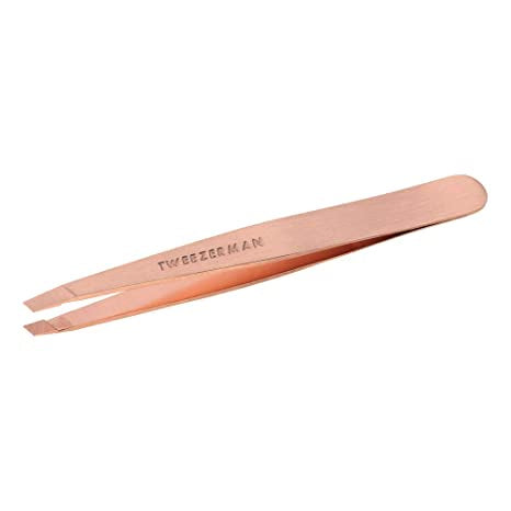 Tweezerman Professional Slant Tweezer Gold #1256-RGP-Beauty Zone Nail Supply