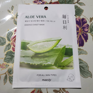 Maeily Essence Sheet Mask Aloe Vera 10 bag-Beauty Zone Nail Supply