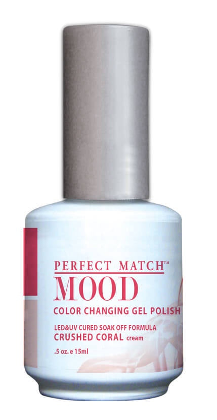Perfect Match Mood Crushed Coral 0.5 oz MPMG55-Beauty Zone Nail Supply