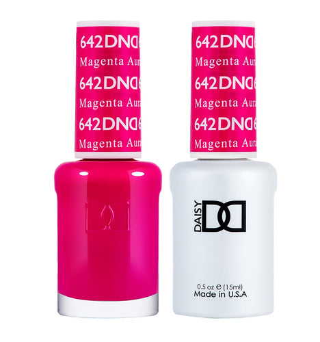 DND Duo Gel & Lacquer Magenta Aura #642-Beauty Zone Nail Supply