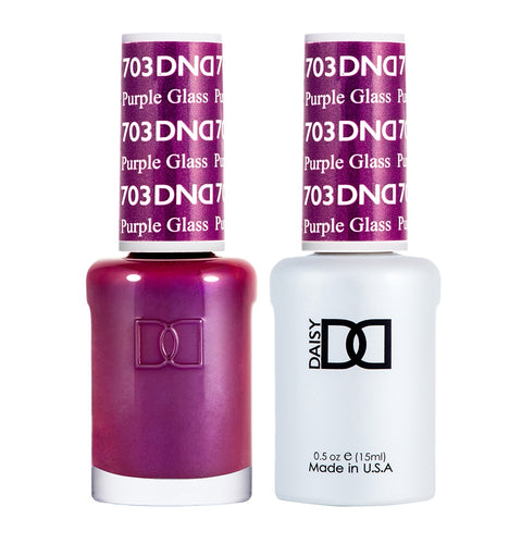DND Duo Gel & Lacquer Purple Glass #703-Beauty Zone Nail Supply
