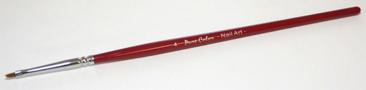 Art#4 pure color (angular) red #6180-Beauty Zone Nail Supply
