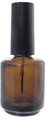 Empty Nail Bottle UV Dark 0.5 oz - BeautyzoneNailSupply