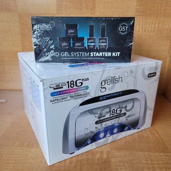 Harmony Gelish 18G Plus LED Lamp & Hard Gel System Kit-Beauty Zone Nail Supply