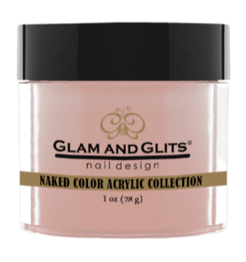 Glam & Glits Naked Color Acrylic Powder (Cream) 1 oz Porcelain Pearl- NCAC407-Beauty Zone Nail Supply