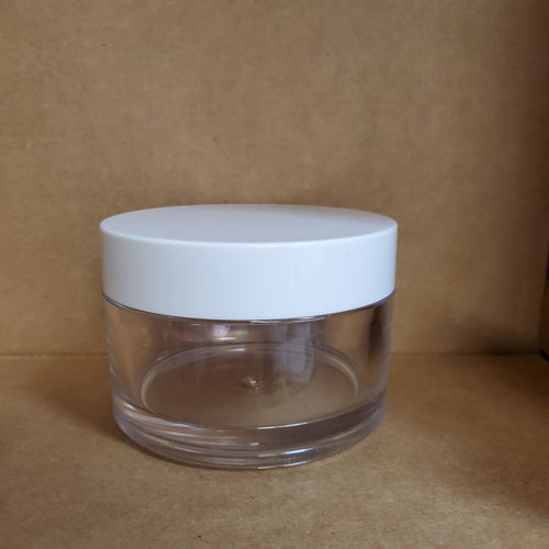 Empty Plastic Jar 4 oz #PB100 No print-Beauty Zone Nail Supply