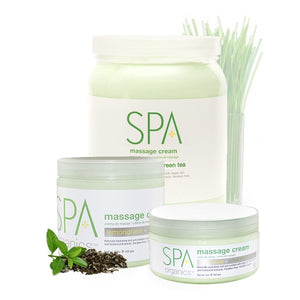 BCL SPA Massage Cream Lemongrass + Green Tea Gallon 128oz-Beauty Zone Nail Supply