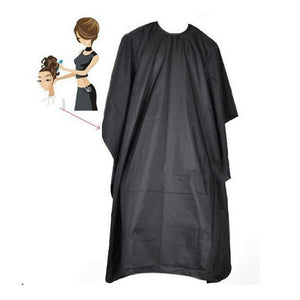 Black Haircut Apron Cover Professional Hair-Cut Salon Cloth Protect Waterproof Wrap