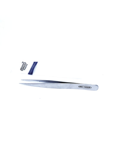 Pro-Tweeze Point Silver - BeautyzoneNailSupply