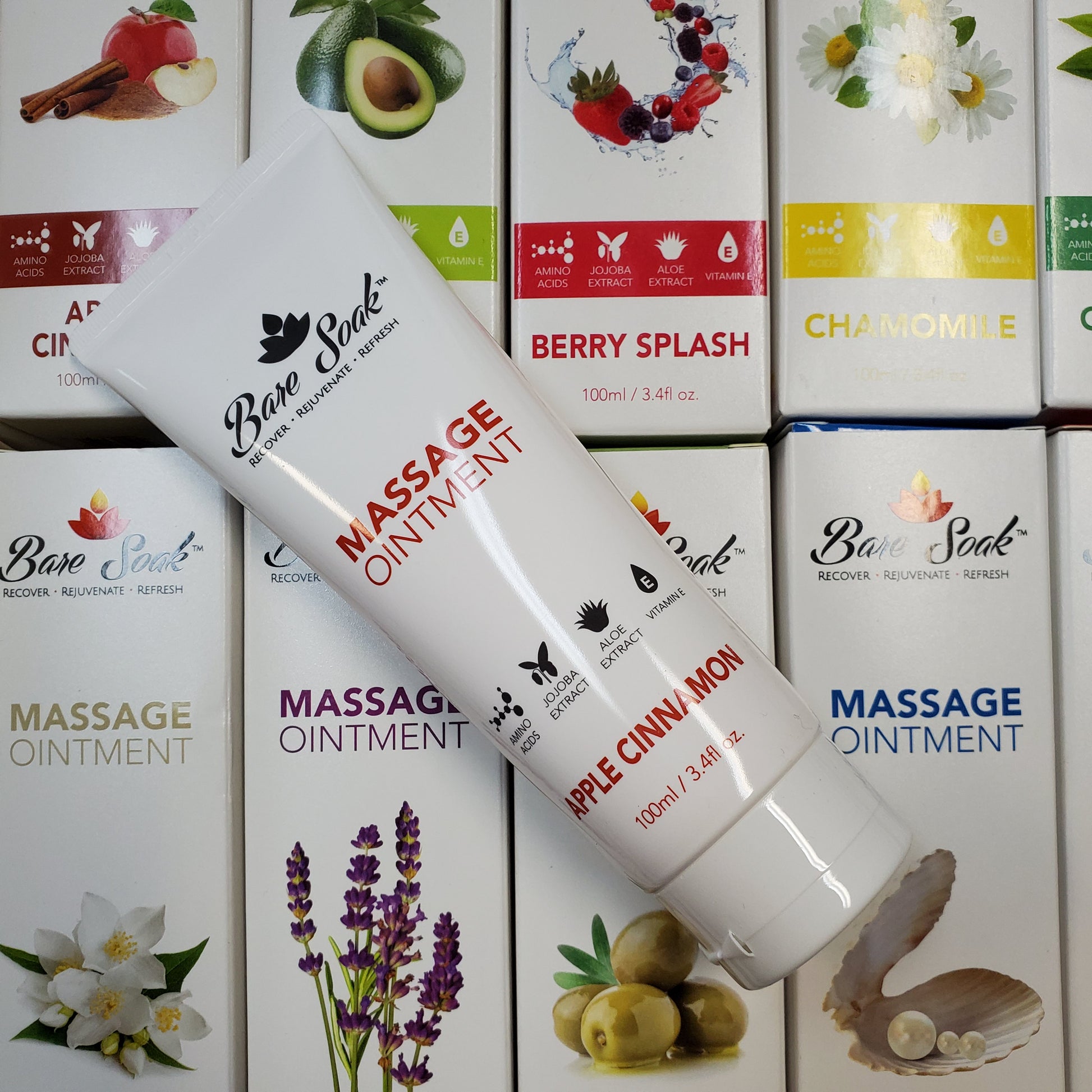 Bare Soak Lotion Massage Ointment 3.4 fl oz 100 mL-Beauty Zone Nail Supply