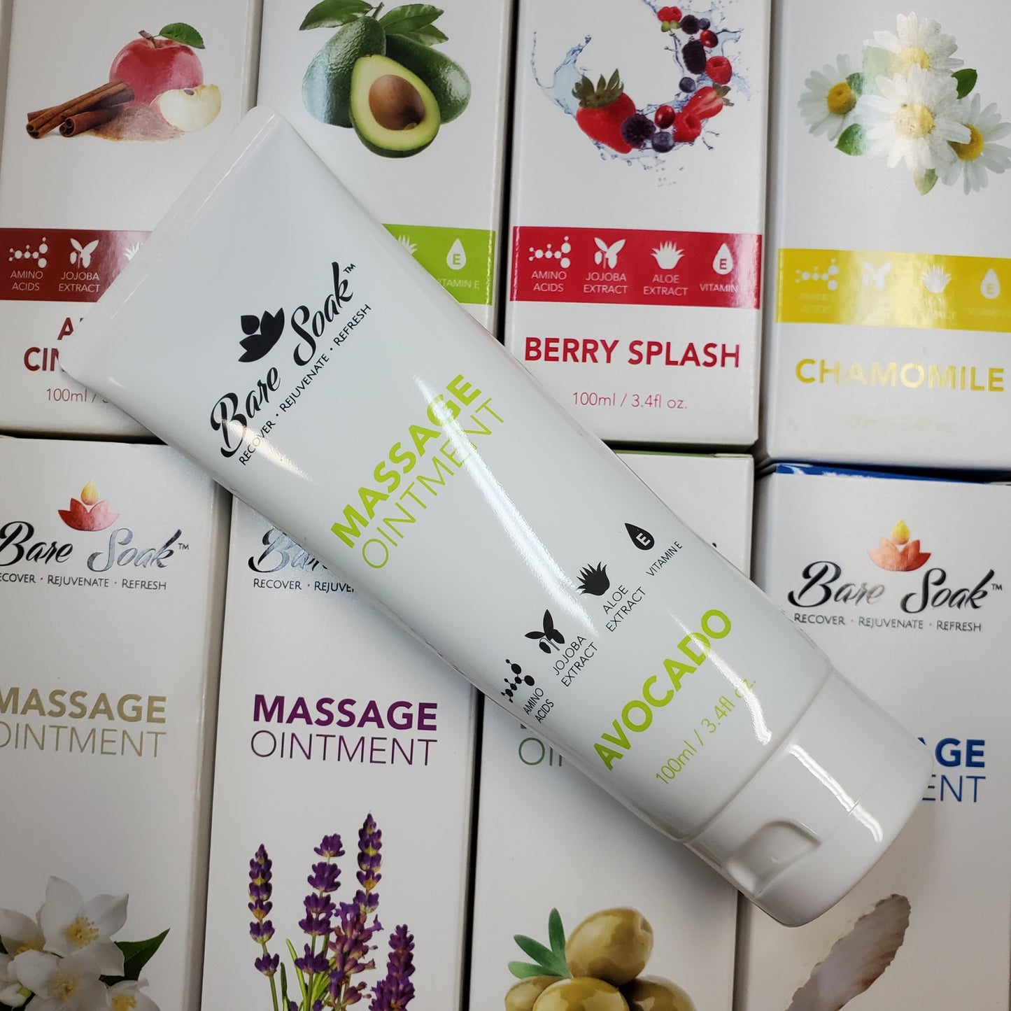 Bare Soak Lotion Massage Ointment 3.4 fl oz 100 mL-Beauty Zone Nail Supply