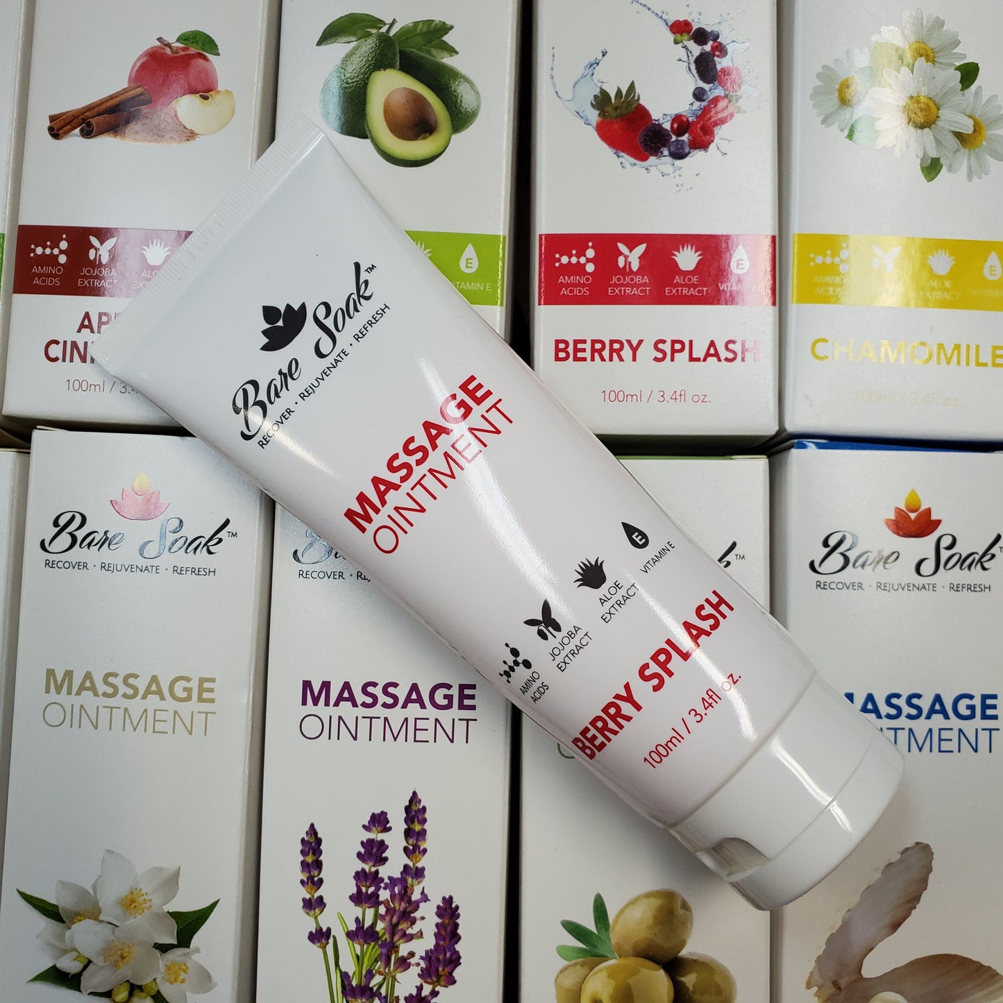 Bare Soak Lotion Massage Ointment 3.4 fl oz 100 mL-Beauty Zone Nail Supply