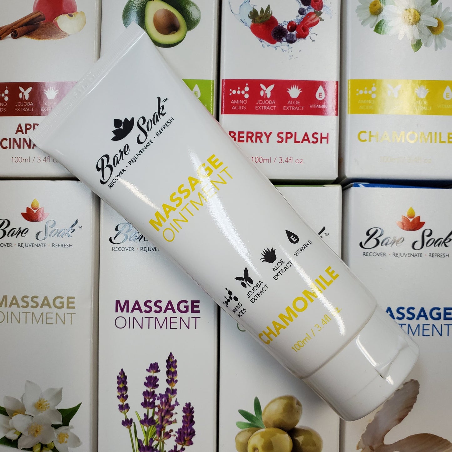 Bare Soak Lotion Massage Ointment 3.4 fl oz 100 mL-Beauty Zone Nail Supply