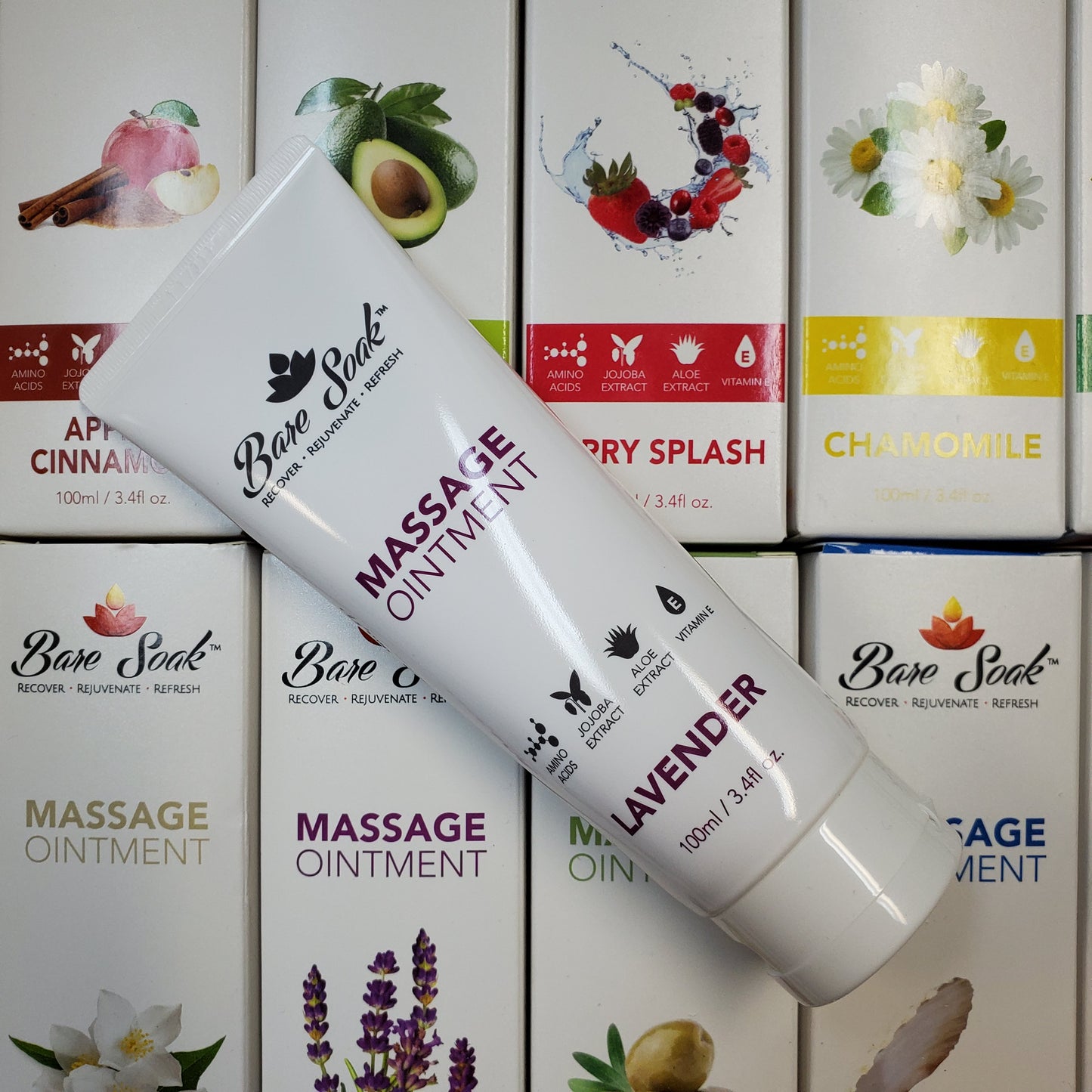 Bare Soak Lotion Massage Ointment 3.4 fl oz 100 mL-Beauty Zone Nail Supply