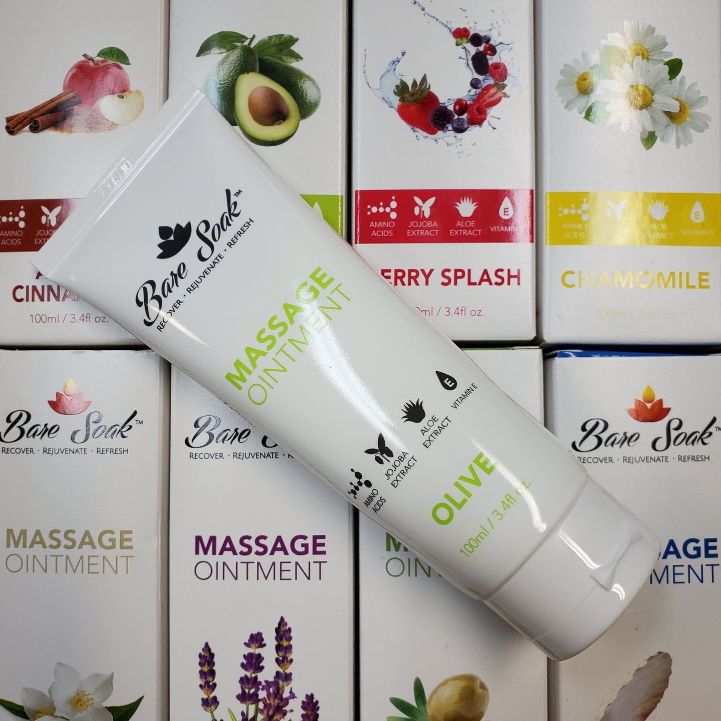Bare Soak Lotion Massage Ointment 3.4 fl oz 100 mL-Beauty Zone Nail Supply